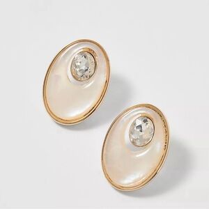 Ann Taylor crystal stone drop Earring